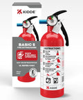 Home And Office Fire Extinguisher 5BC For Residential Use With Easy Pull Pin Lightweight Aluminum Body Easy To Read Pressure Gauge