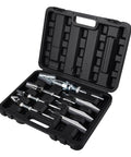 Shop Grade Adjustable Cylinder Honing Tool Kit For Smooth Motor Rebuilds And Precision Bore Finishing With Multiple Mandrels in a black case.