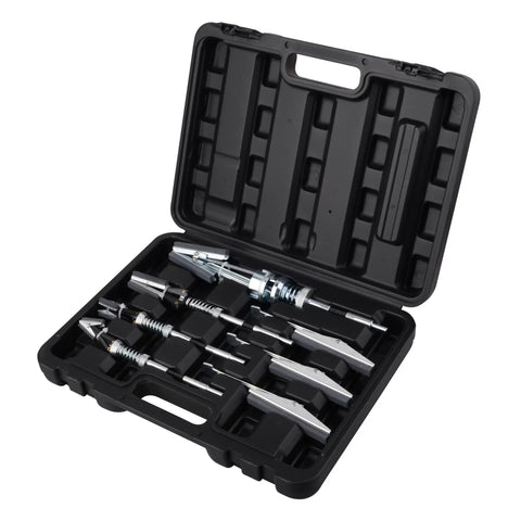 Shop Grade Adjustable Cylinder Honing Tool Kit For Smooth Motor Rebuilds And Precision Bore Finishing With Multiple Mandrels in a black case.