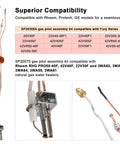 Gas pilot ignition kit SP20075 for natural gas water heaters; front view shows copper wires and mounting bracket