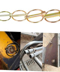 10pc Beefy Heavy Duty Spring Loaded Lynch Pin Fastener Set For Trailers Trucks And Mowers Workhorse Locking Shaft Pins