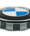 BMW Hubcap Replacement 36 13 6 783 536 Black Fits Most Original BMW Wheels For 1 Series 3 Series 5 Series M Models X3 X5 Z4 SAVs And 6 Series Premium Quality Wheel Cover Replacement Direct Fit Black Finish shown on a white background