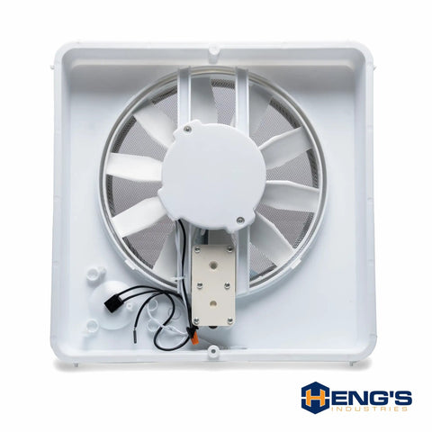 Vortex I Upgrade Kit For 12V RV Vent Fan Boosts Airflow Up To 300 Percent With A No Fuss Install For RVs Campers Trailers And Motorhomes White
