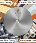 Three Inch HSS Circular Saw Blade With Three Eighth Inch Arbor 72 Tooth Multi Material Cutter for wood, ceramic tile, steel, and plastic