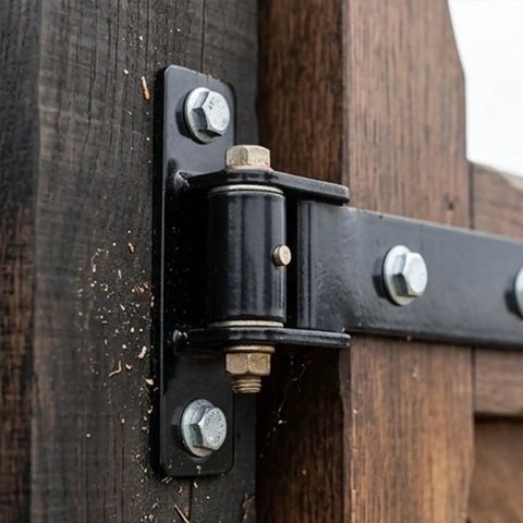 Heavy Duty Stainless Steel T Shape Barn Door Hinges With Smooth Bearing Built To Last For Commercial Gates And Garage Doors