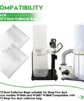 Heavy Duty Dust Collector Bag Thickened 19x33 Inches 5 Mil For Industrial Shop Vac Systems with compatibility details