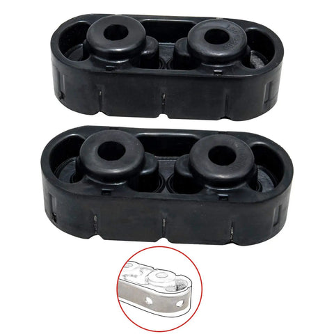 Heavy Duty Exhaust Muffler Hangers Set For Silverado Sierra 1999-2018 And Yukon Tahoe 2000-2018 Built In Iron Frame Premium Rubber