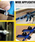 40 Pcs Tee Bolt Set 1/4-20 Thread T Slot Bolts for Woodworking Jigs and Fixtures installed in T-slot tracks on furniture