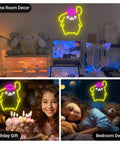 Pom Purin Neon Sign LED Light 3D Wall Art Cute Cartoon Dog Lamp Decor For Bedroom Game Room Apartment Night Light Gift