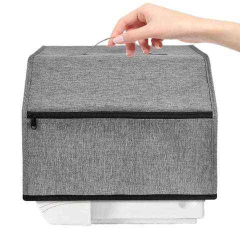 Hand lifting Oxford Cloth Sewing Machine Cover With Accessory Pouch, Dustproof Protector for serger, keeps tools organized
