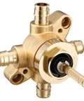 M-Core Two Or Three Function Shower Transfer Valve With Cold Expansion Pex Connections For Two Or Three Shower Heads