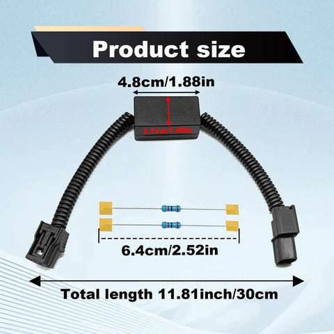 Slick Premium Honda Acura 3.5L Vcm Disabled System Harness Kit For Pilot Accord Odyssey Ridgeline detailed size measurement