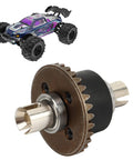 Center Diff Bevel Gear Set For 1/16 RC Cars, 30T Upgrade For SCY 16101 16102 16103 16201 shown with RC truck model