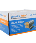 Drop Straight In With This Built Tough Self Priming 12 Volt Oil Scavenge Gear Pump That Shreds Viscous Fluids Fast Through Remote Turbo Systems For Snappy Engine Drains in box.