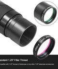 UHC Nebula Filter 1.25 Inch For Telescopes, Boosts Image Contrast And Cuts Light Pollution, Great For Small Scopes