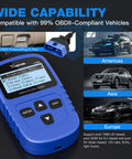 OBD2 Scanner Code Reader For Cars And Trucks With Freeze Frame IM Readiness And Engine Fault Codes Easy DIY Diagnostic Tool