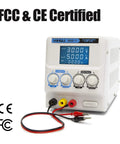 Regulated Variable DC Bench Power Supply 0 To 30V And 0 To 5A Low Noise Switch Mode With Alligator Clips Pro Grade