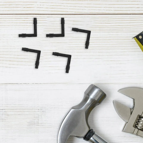 Level Up Your Build With These Sick L-Shape Interior Corner Connectors For 2020 T-Slot Aluminum Profiles on wooden surface.