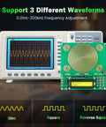 Tunable Frequency Generator For Healing Sine Wave Device From 0.01 Hz To 200000 Hz With 7.83 Hz Default And Preset 10 Hz 40 Hz 174 Hz 285 Hz 396 Hz 417 Hz 432 Hz 528 Hz For Home Use And Wellness, LCD display