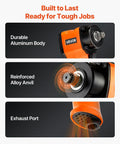 Shop Ready 1 2 Drive Pneumatic Impact Wrench Unleashes Killer 738 Ft Lbs with durable aluminum body and reinforced alloy anvil.