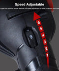 Speed adjustment dial for the GVBNOTT Pipe Tube Polisher Sander With 50 Sanding Belts And Protective Cover, featuring 6 settings.
