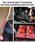 Heavy Duty Heat Shrink Tubing Kit 220 Pcs 3 To 1 Adhesive Lined Marine Grade Black And Red wiring application images