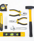57 Piece Home Tool Kit With Durable Plastic Toolbox For Quick Home Repairs And DIY Projects, Includes Hammer, Pliers, and Wrench