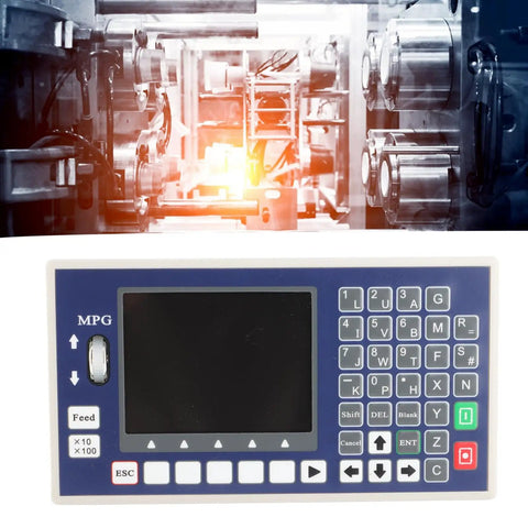 4 Axis CNC Motion Controller System For Servo And Stepper Motors, Programmable CNC Controller With Large LCD Display, Pulse Ready, Compact Single Board Solution For Precise Motion And Easy G Code Programming, front view
