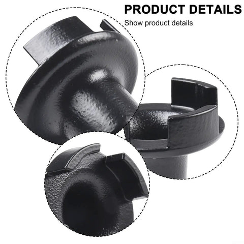 Pro Grade Starter Clutch Wrench For Lawn Mower Parts 19114 19161 19244, black metal holding socket, close-up detail