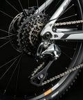 Close-up of Beefy 10 Speed Rear Derailleur RD-4700-SS Direct Mount installed on bike with chain and cogs visible
