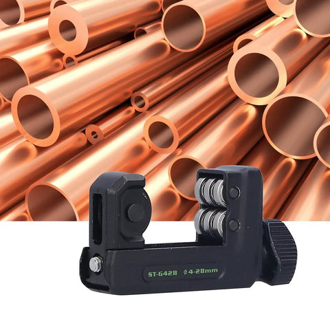 Pipe Cutter For Copper Aluminum PPR Thin Walled Tubes 4 To 28mm With Bearing Knob Adjustment Manual Cutting Tool