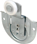 Closet Door Roller Kit For Back Mount Three Eighths Inch Offset Bracket Seven Eighths Inch Nylon Wheel Fits Doors From Three Quarters Inch
