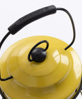 Top view of Dusty Yellow Forest Lantern Vintage Rechargeable Led Lantern With Adjustable Brightness Battery Operated Camping Light
