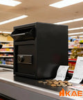 Heavy Duty Depository Drop Safe With Front Drop Slot And Fireproof Construction, Digital Combination Lock on counter