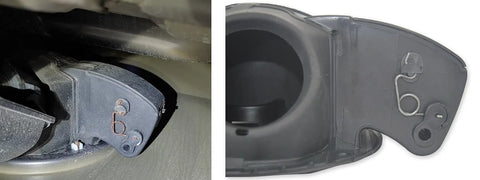 Toyota Tundra Fuel Door Spring Replacement 2007 To 2021 Trucks view showing installed spring and housing details.