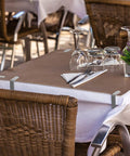 Table with 12 Pack Tablecloth Clips for Folding Tables and Outdoor Use, Durable Stainless Steel Clips That Hold Tight for Picnics.