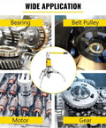 Top Shelf 15 Ton Hydraulic Gear Puller And Wheel Bearing Separator With Adjustable Three Jaw Design for extracting bearings, gears, and motors.