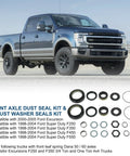 Ford Front Dana 50/60 Axle Seal Kit With Outer Dust Seal Inner Tube Seal Needle Bearing Snap Ring And Thrust Washer Set components