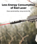 Laser Bore Sight Kit For 177 To 12 GA Caliber Rifles And Pistols With Green Or Red Laser, red laser demonstration outdoors