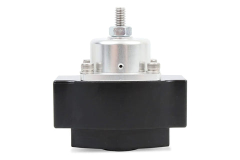 Adjustable Bypass Billet Fuel Pressure Regulator 4.5-9 PSI with 3/8 NPT Ports for Carbureted Fuel Systems, front view