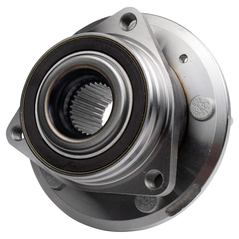 Two Piece Front Left And Right Wheel Bearing And Hub Assembly Set For AWD Vehicles Drop In Replacement Direct Fit Compatible