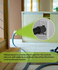 Square Door Low Voltage Central Vacuum Inlet Wall Plate For Nutone Beam VacuFlow Electrolux Systems installed on wall