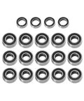 Sealed Bearing Kit For Traxxas Slash 2WD Bandit And Rustler 1/10 RC Cars Upgrade Parts spread out in rows
