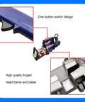 Detailed view of RC-32 Badass Portable Hydraulic Rebar Ripper 110V 3000W with switch and forged blade.