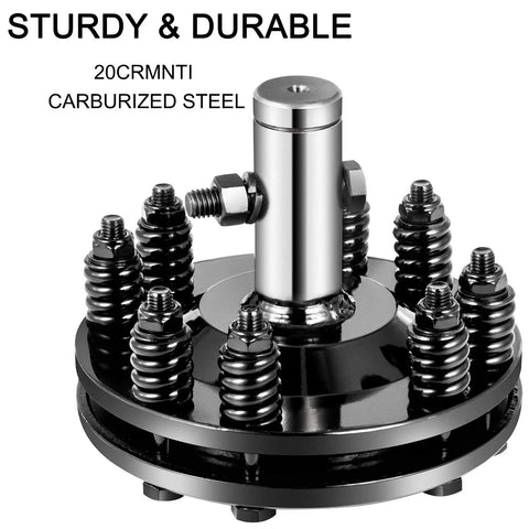 Rugged 1 3/8 Inch PTO Slip Clutch For Farm Tractors, Adjustable Carburized Steel Rotary Cutter Protector close-up.