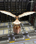 Da Vinci Flapping Wing DIY Model Kit 3D Metal Wind Up Ornithopter in a mechanical setting