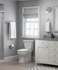 All In One 3 Piece Polished Chrome Bathroom Set With Towel Bar Towel Ring And Toilet Paper Holder for a cohesive bathroom look