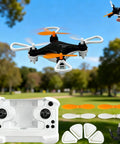 Beginner Friendly Small Drone For All Ages With Easy Takeoff And Landing 360 Degree Flips And Tricks LED Lights Propeller Guards
