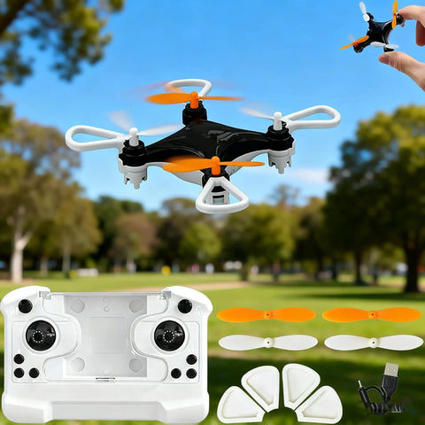 Beginner Friendly Small Drone For All Ages With Easy Takeoff And Landing 360 Degree Flips And Tricks LED Lights Propeller Guards