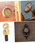 Grandfather Clock Weight Replacement Hook For DIY Restoration Projects With Rock Solid Design And Secure Chain Operation Durable Metal Weight Hook For Timeless Clock Maintenance next to various clock designs